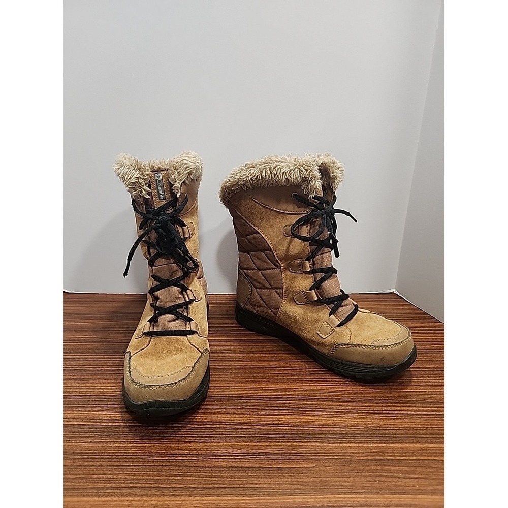 Columbia Ice Maiden II Winter Boots Brown Women's size 8 Warm, Snow, Waterproof - Picture 1 of 11